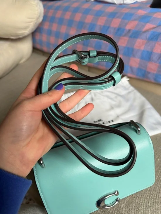 Coach Bandit Crossbody in Faded Blue/Silver - Picture 11 of 12